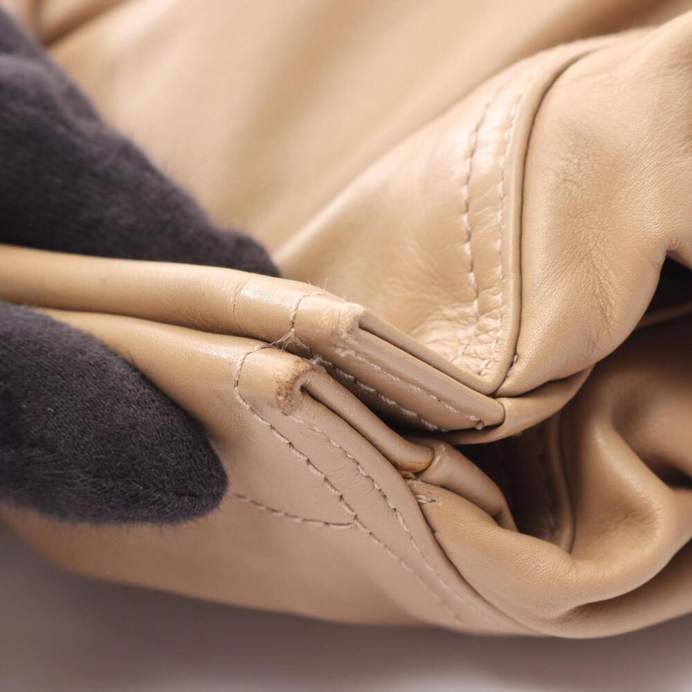 BOTTEGA VENETA Cream Leather Intrecciato Tote Bag - Picture 6 of 12